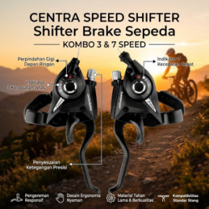 APAJA Shifter Brake Operan Gigi Sepeda 3x7 Speed 2 PCS